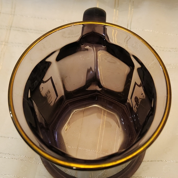 Culver 22K Gold Charleston South Carolina Souvenir Cranberry Glass Mug - Picture 4 of 12